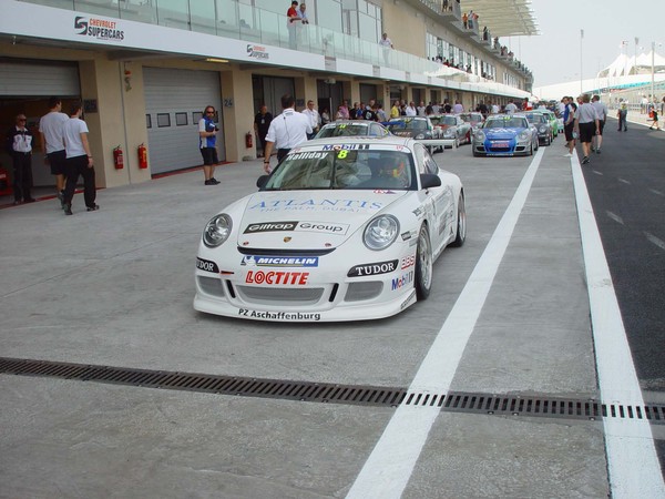 Halliday in Pit Lane